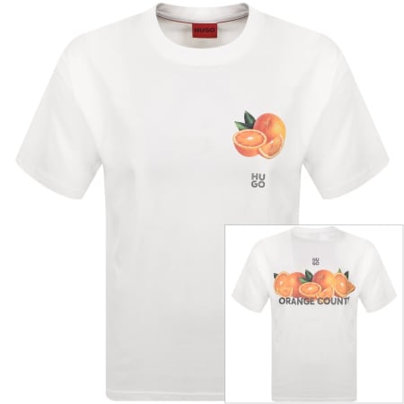 Product image for HUGO Dartiee T Shirt White