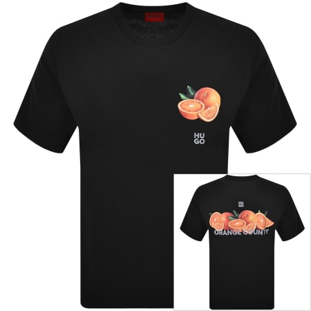Product image for HUGO Dartiee T Shirt Black