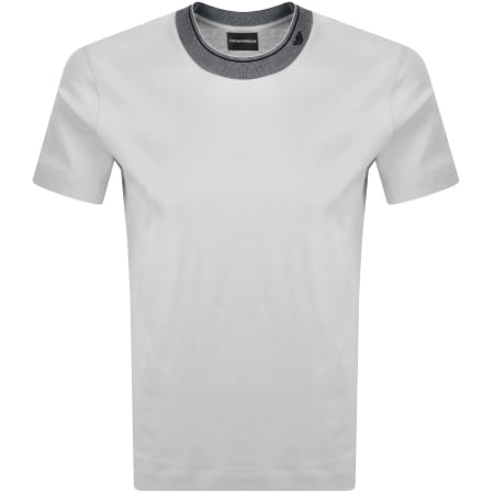 Product image for Emporio Armani Crew Neck T Shirt Snow White