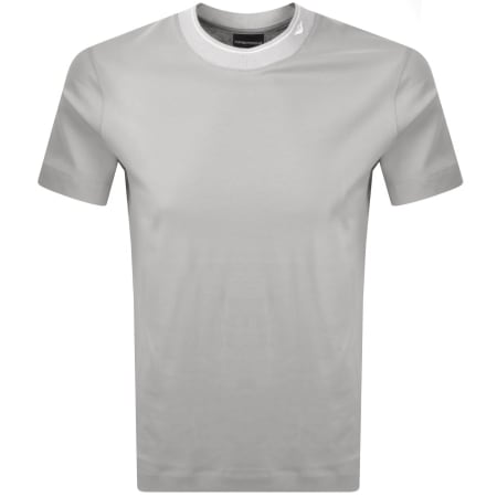 Product image for Emporio Armani Crew Neck T Shirt Drizzle Grey