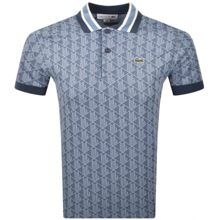 Product image for Lacoste Logo Polo T Shirt Blue