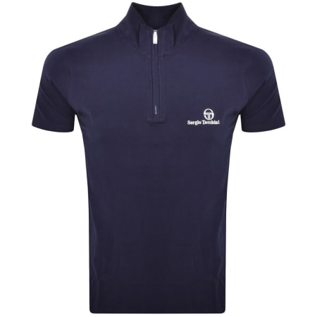 Product image for Sergio Tacchini Daytone Funnel Neck Top Navy