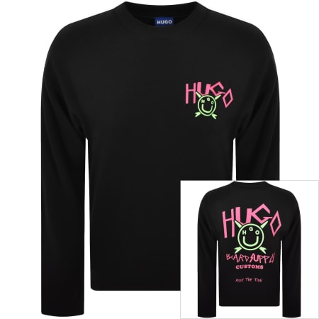 Product image for HUGO Blue Nigotil Sweatshirt Black