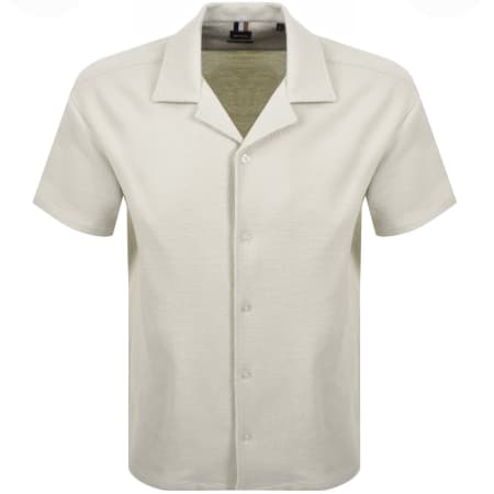 Product image for BOSS Lars Short Sleeve Shirt Beige