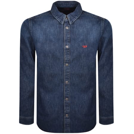 Product image for Diesel Simply Denim Shirt Dark Wash Blue