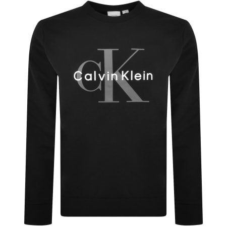 Product image for Calvin Klein Jeans Monologo Sweatshirt Black