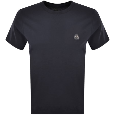 Product image for Moose Knuckles Crescent T Shirt Navy