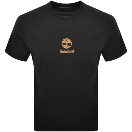 Product image for Timberland Print Stack Logo T Shirt Black