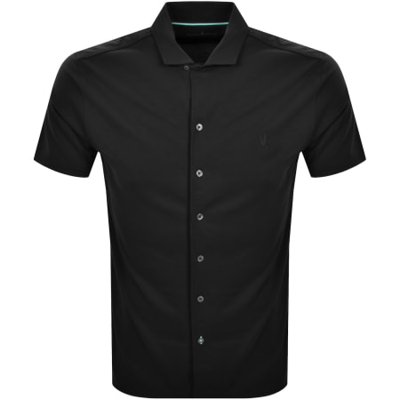 Product image for Psycho Bunny Bryan Camp Collar Shirt Black