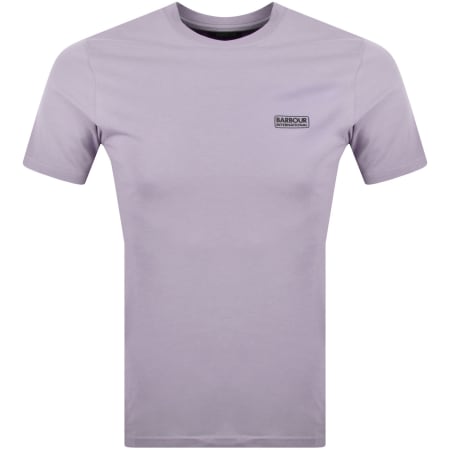 Product image for Barbour International Small Logo T Shirt Purple