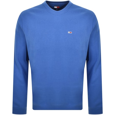 Product image for Tommy Jeans Flag Logo Sweatshirt Blue