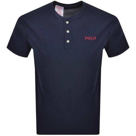 Product image for Ralph Lauren Henley T Shirt Navy
