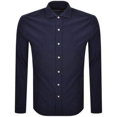 Product image for Ralph Lauren Honeycomb Textured Shirt Navy
