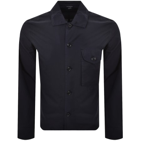 Product image for CP Company Long Sleeve Shirt Navy