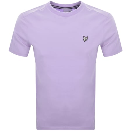 Product image for Lyle And Scott Crew Neck T Shirt Purple