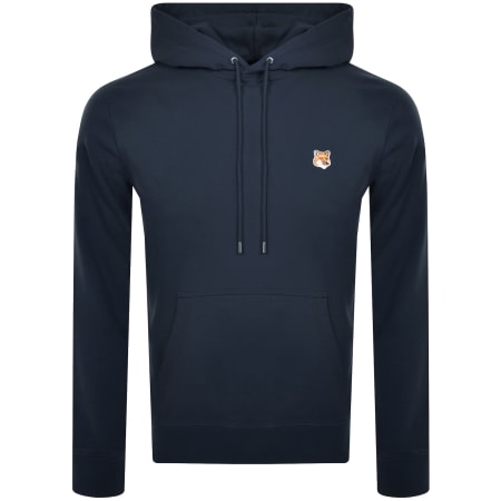Product image for Maison Kitsune Fox Head Hoodie Blue