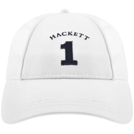 Product image for Hackett Heritage Number Cap Optic White