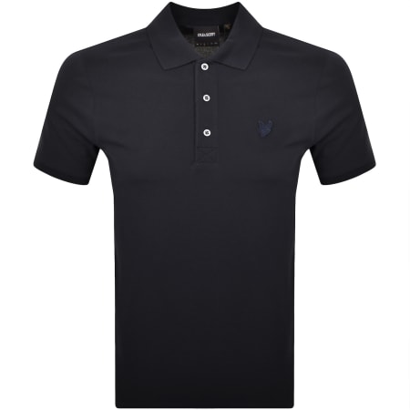 Product image for Lyle And Scott Superfine Polo T Shirt Navy