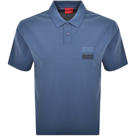 Product image for HUGO Dusplity Polo T Shirt Blue