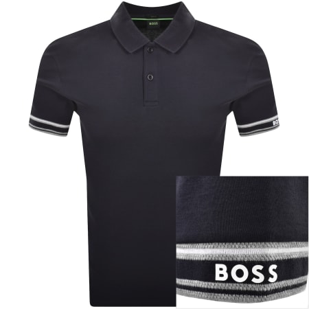 Product image for BOSS Zone Polo T Shirt Navy