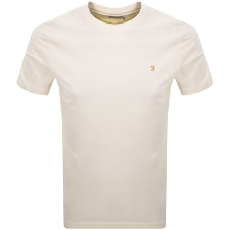 Product image for Farah Danny Regular Fit T Shirt Ecru