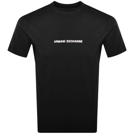 Product image for Armani Exchange Logo T Shirt Black