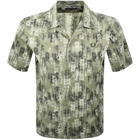 Product image for Fred Perry Revere Collar Shirt Green