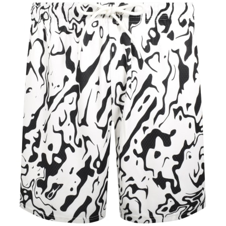 Product image for Nike Club Mesh Marble Print Shorts White