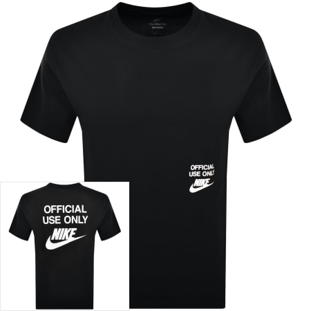 Product image for Nike Crew Neck Max 90 T Shirt Black