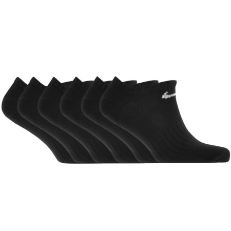 Product image for Nike 6 Pack No Show Trainer Socks Black