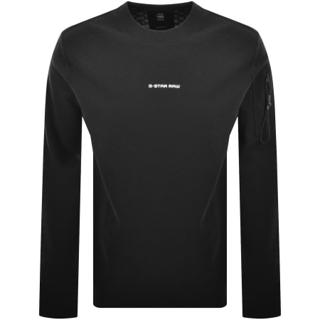 Product image for G-Star Tweeter Long Sleeve T Shirt Black