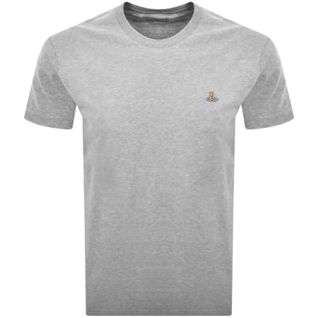 Product image for Vivienne Westwood Classic Logo T Shirt Grey