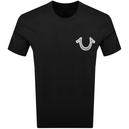 Product image for True Religion Skeleton Horseshoe T Shirt Black