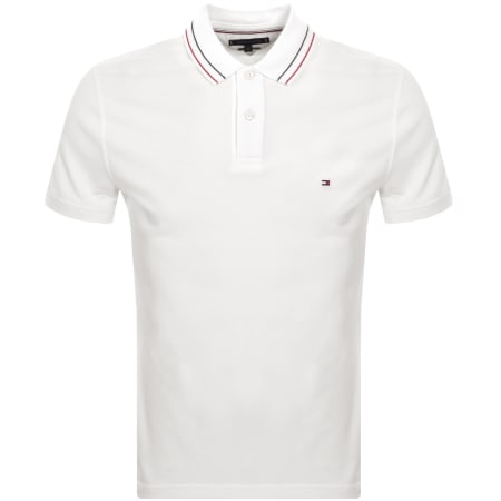 Product image for Tommy Hilfiger Placket Interest Polo White