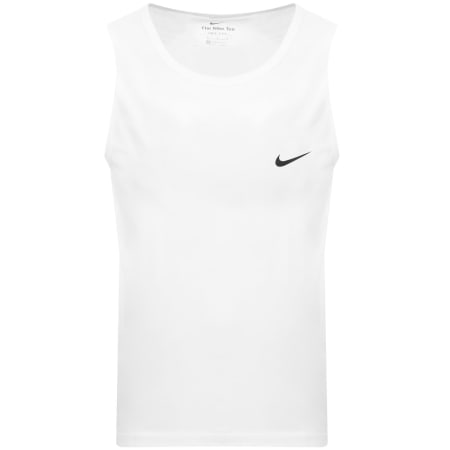 Product image for Nike Training Dri Fit Logo Vest White