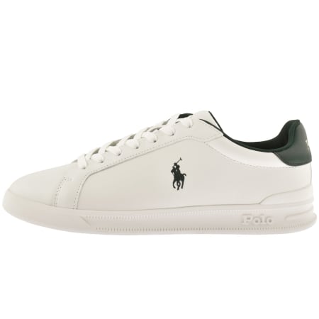 Product image for Ralph Lauren Heritage Court II Trainers White