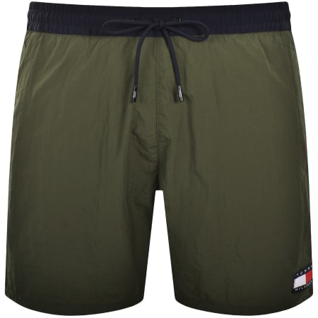 Product image for Tommy Hilfiger Slim Fit Swim Shorts Green