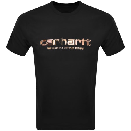 Product image for Carhartt WIP Solar Chrome Script T Shirt Black