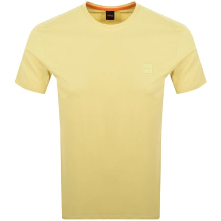 Product image for BOSS Tales T Shirt Open Yellow