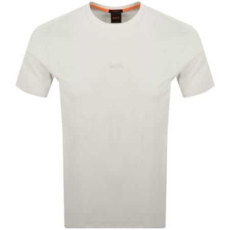 Product image for BOSS TChup Logo T Shirt Pale Yellow