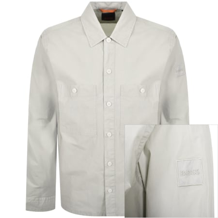 Product image for BOSS Locky 2 Overshirt Light Beige