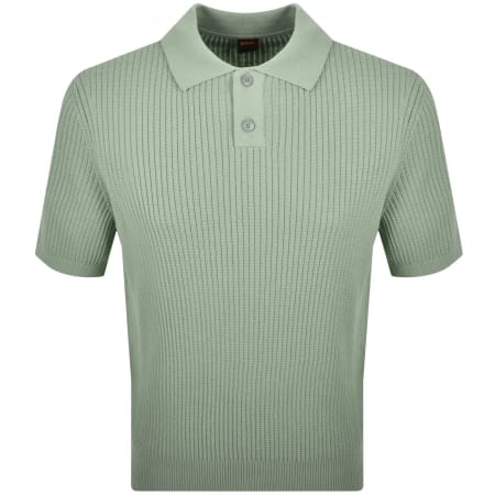 Product image for BOSS Akoppo Knit Polo Shirt Green