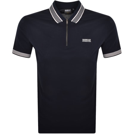 Product image for Barbour International Upham Polo T Shirt Navy
