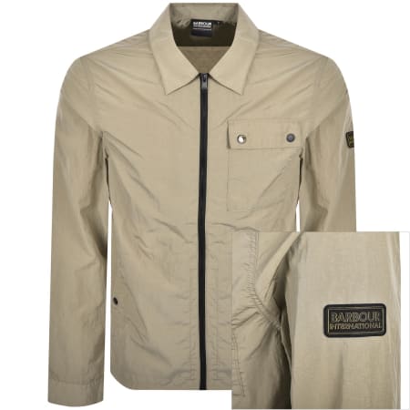 Product image for Barbour International Inline Overshirt Khaki