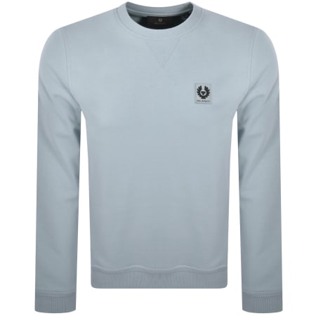 Product image for Belstaff Crew Neck Sweatshirt Blue