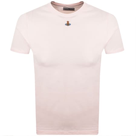 Product image for Vivienne Westwood Orb Peru T Shirt Blush Pink