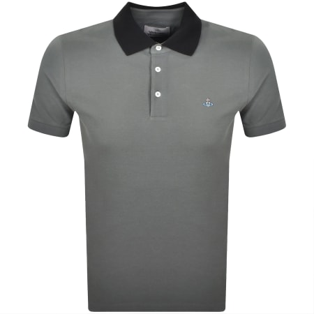 Product image for Vivienne Westwood Classic Polo T Shirt Grey