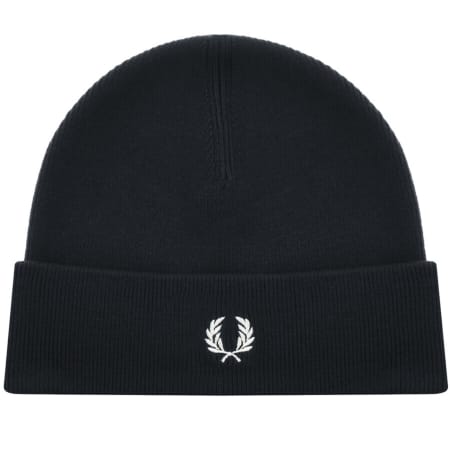 Product image for Fred Perry Classic Beanie Hat Navy