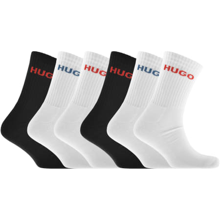 Product image for HUGO 6 Pack Logo Socks
