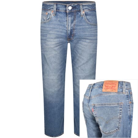 Product image for Levis 502 Tapered Light Wash Jeans Blue